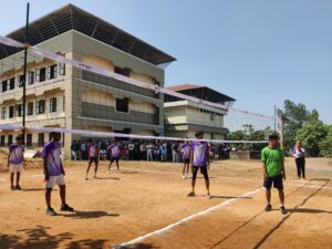 Inter house Volleyball match